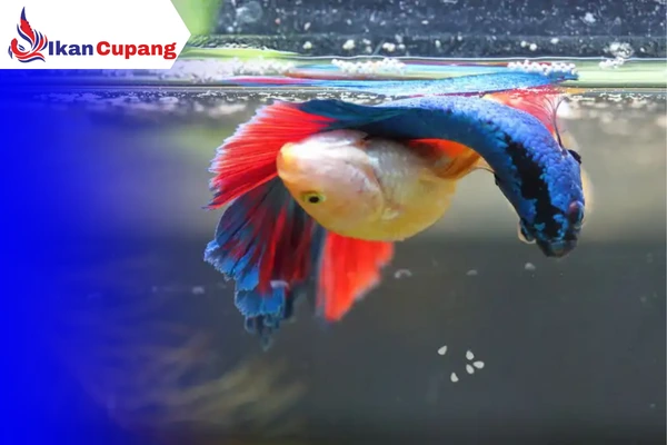 Proses Tarian Kawin Ikan Cupang kawin